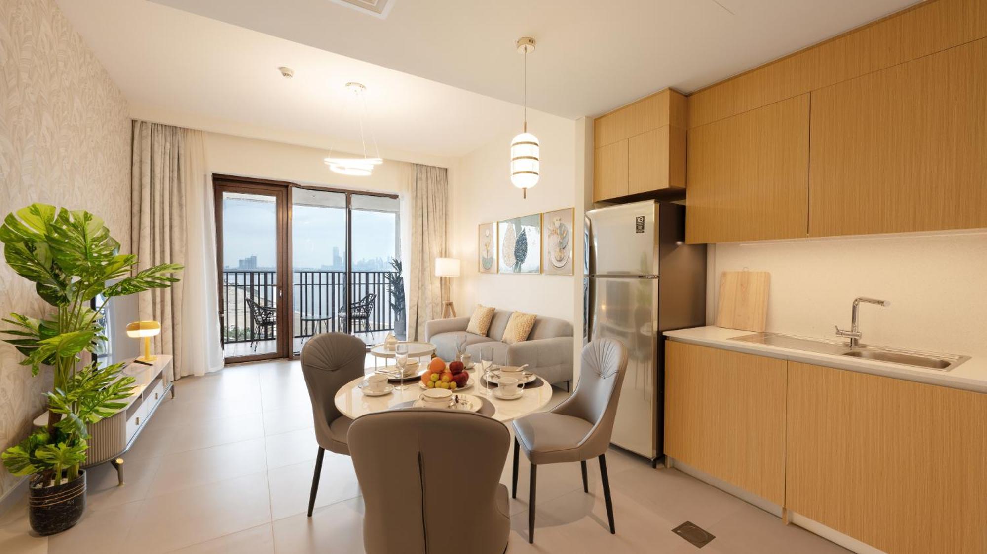 Cozy 1Br In Creek Beach Bayshore 3Mins Walk To The Beach Apartamento Dubai Exterior foto