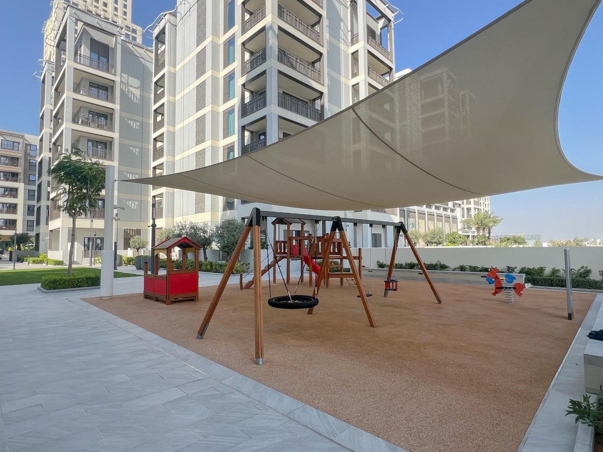 Cozy 1Br In Creek Beach Bayshore 3Mins Walk To The Beach Apartamento Dubai Exterior foto