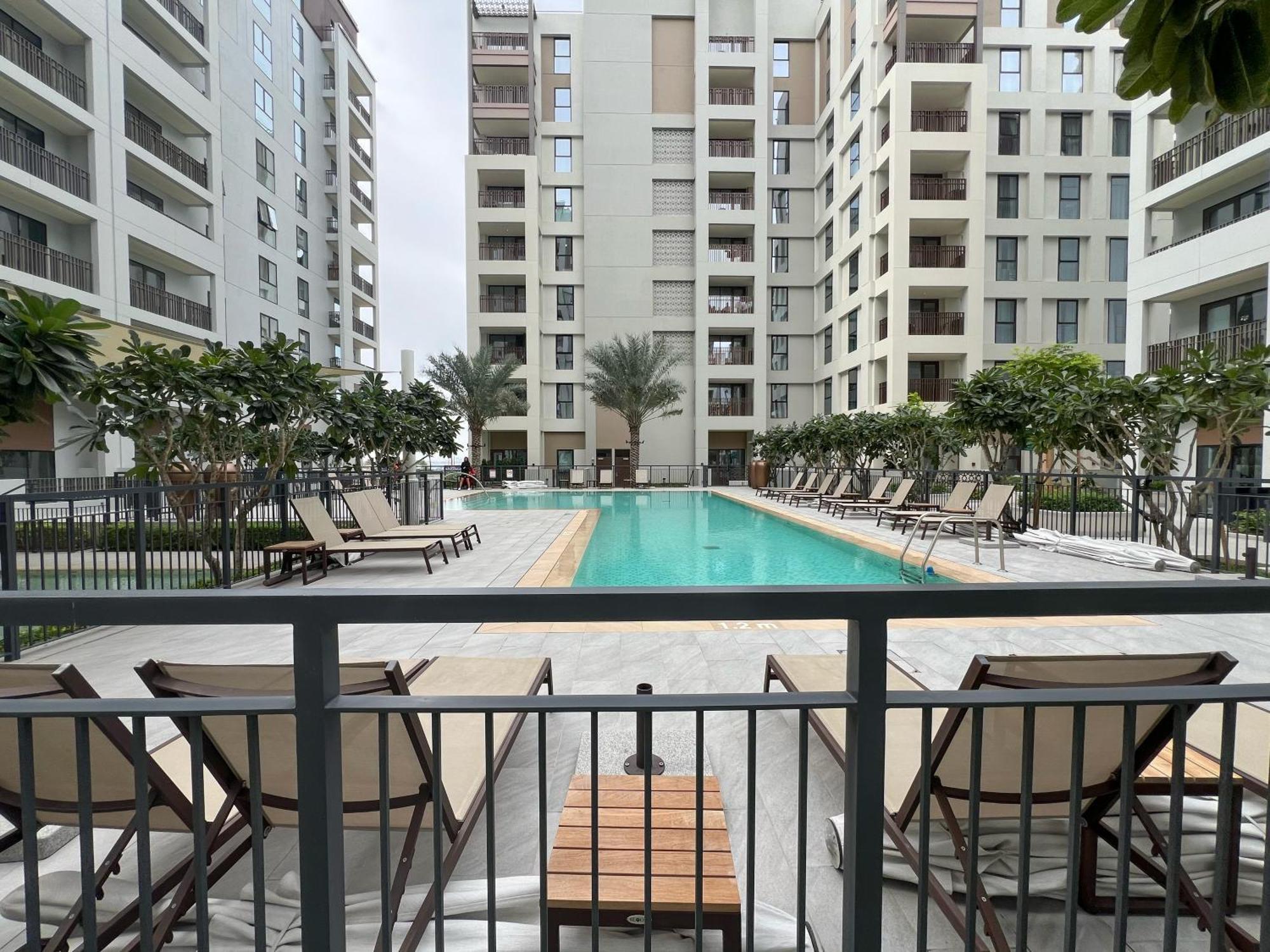 Cozy 1Br In Creek Beach Bayshore 3Mins Walk To The Beach Apartamento Dubai Exterior foto